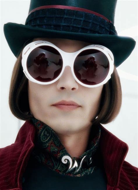 johnny depp willy wonka goggles.